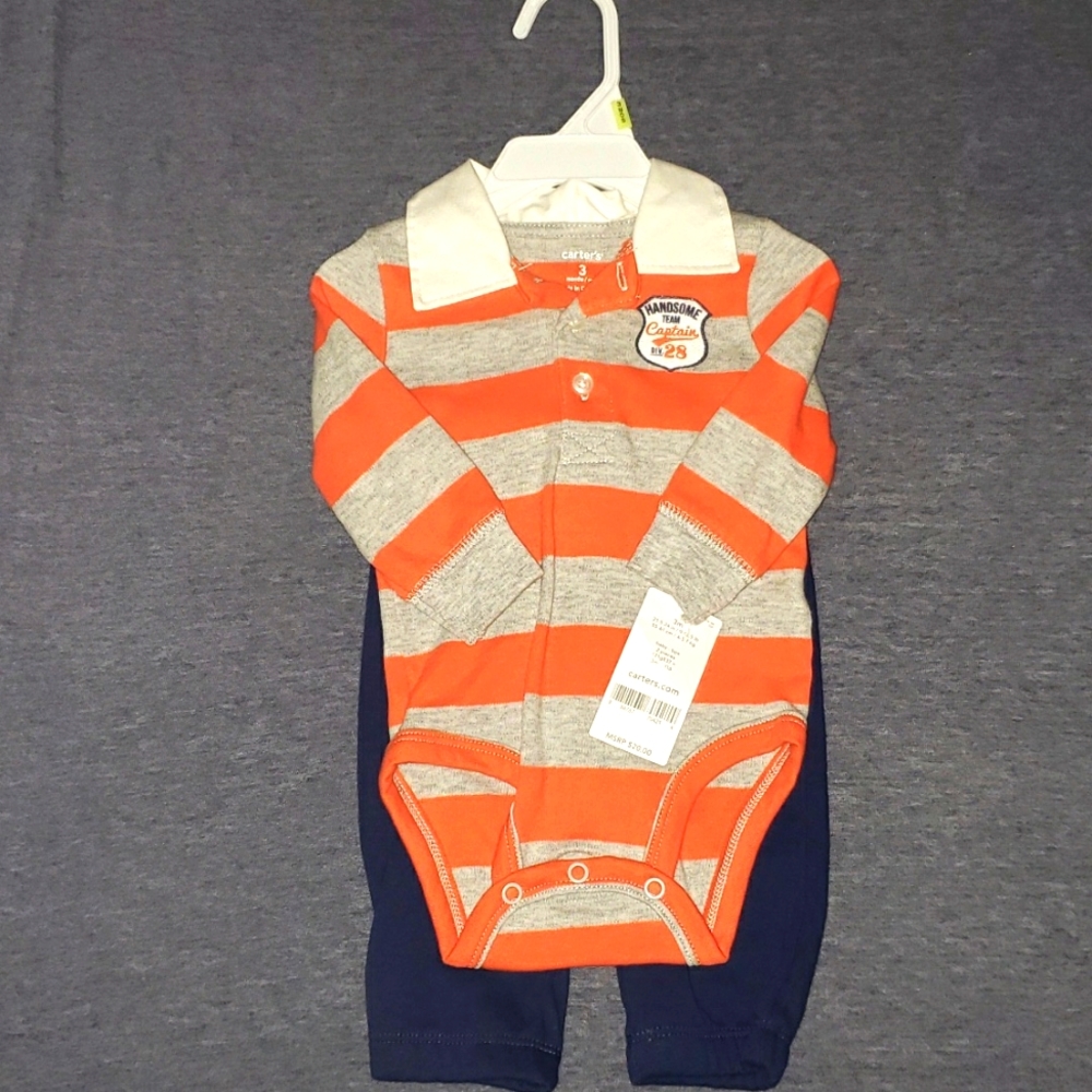 3 month long sleeve and pants set